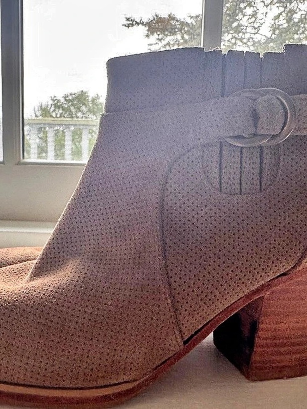 Rachel Comey Brown Buckle Ankle Booties